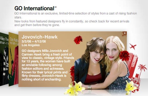 The long awaited Jovovich-Hawk for Target collection is now available on 