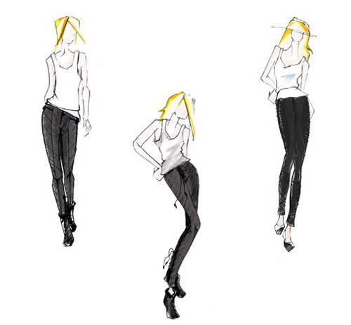 Sketches Of Jeans