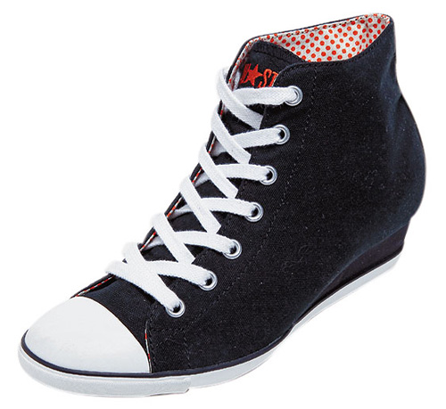 Converse Canvas Wedge Sneaker - nitrolicious