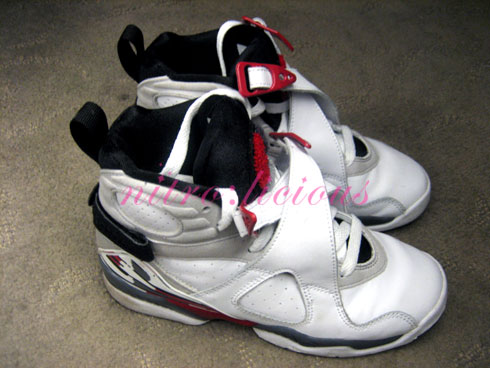 Kickz Of The Day - Air Jordan Retro 8 - White/Red - nitrolicious.com