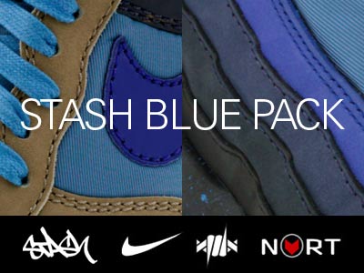 Nike x Stash Blue Pack Release