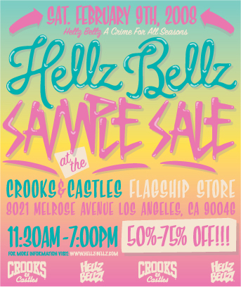 Hellz Bellz Sample Sale – February 9th!