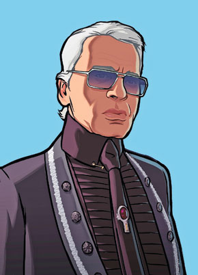 Karl Lagerfeld for Grand Theft Auto IV