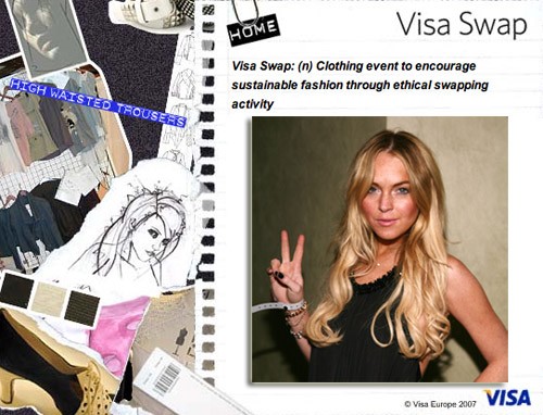 Lindsay Lohan for Visa Swap