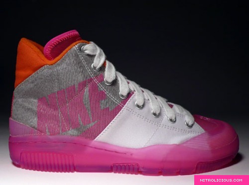 Clear 2024 pink nikes