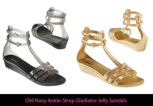 Old Navy Ankle-Strap Gladiator Jelly Sandals
