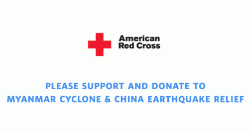nitro:licious Supports – China Earthquake & Myanmar Cyclone Relief