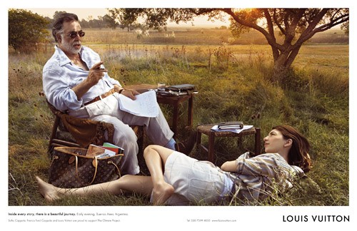 Louis Vuitton on X: Inside every journey, there is a beautiful story.  Argentina, 2008. Acclaimed filmmakers Sofia and Francis Ford Coppola were  photographed by Annie Leibovitz for the Core Values Campaign. #LouisVuitton