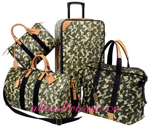 LOUIS VUITTON Canvas Monogramouflage Treillis 528915