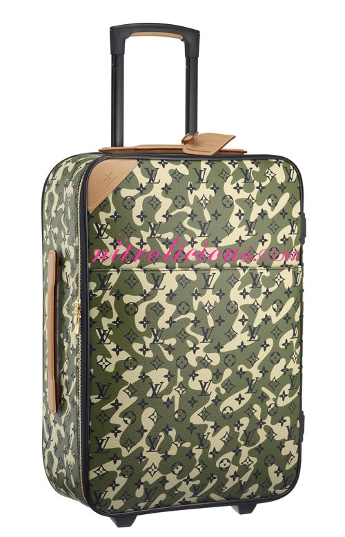 Louis Vuitton Pegase 60 Monogramouflage Camo Murakami Cabin Rolling Luggage  Bag