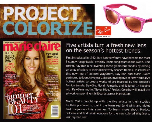 Ray-Ban x Marie Claire: Project Colorize