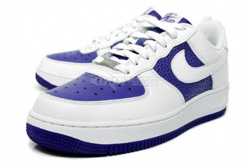 Nike Air Force 1 WMNS - White Purple - Octagon