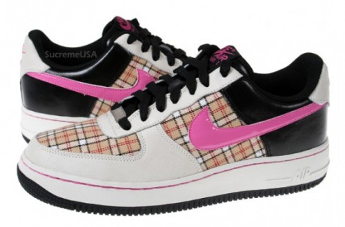 Nike Air Force 1 Low (GS) - Sail - Pink Fire - Black