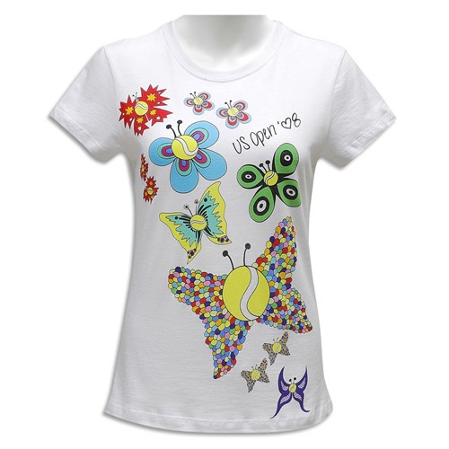 US Open 2008 Women’s Butterfly Tee by Heidi Klum