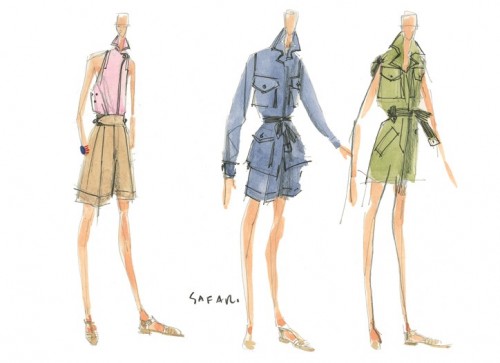 Isaac Mizrahi’s Debut Collection for Liz Claiborne - Sketches ...