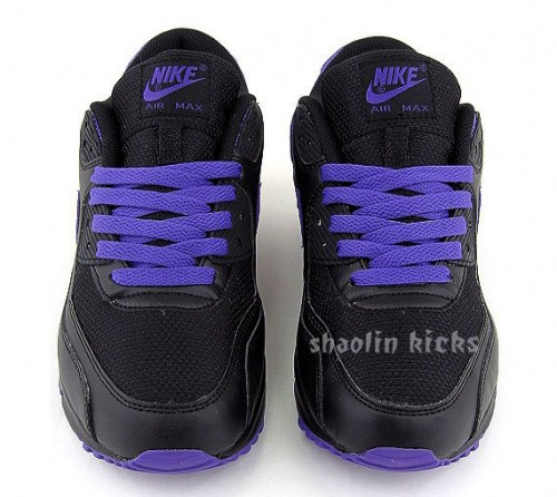 Nike Womens Air Max 90 - Black - Varsity Purple