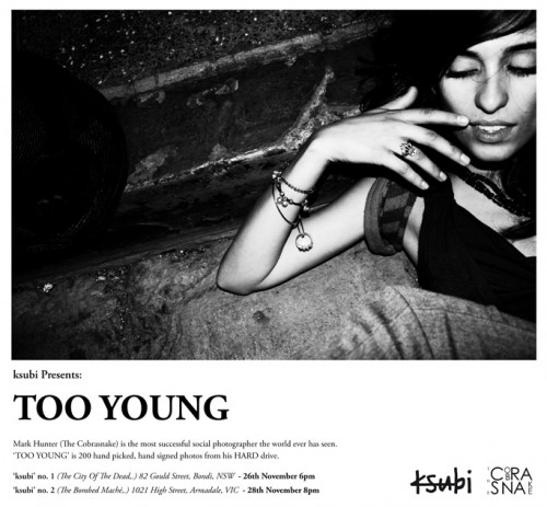 Cobrasnake’s Too Young Exhibit at Ksubi Stores