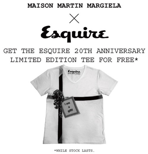 Maison Martin Margiela x Esquire HK 20th Anniversary Tee