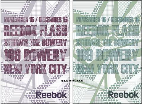 Reebok “Flash” Pop Up Store – Nov 15th to Dec 14th