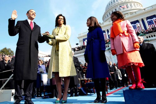 Sasha and Malia Obama Wears J.Crew