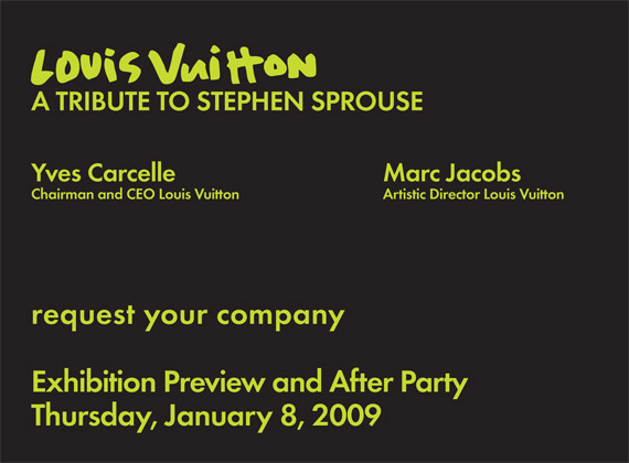 STEPHEN SPROUSE ROCK ON MARS at DEITCH NYC Jan 9th IN COLLABORATION WITH  LOUIS VUITTON - FAD Magazine