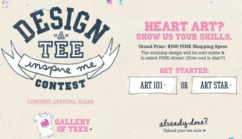 Victoria’s Secret PINK Design-A-Tee Contest