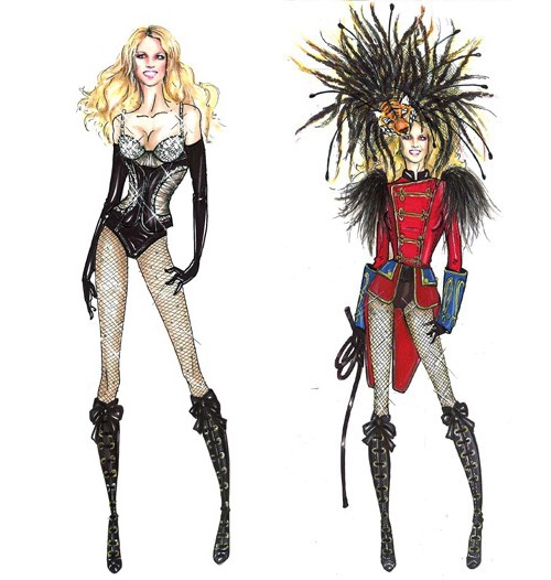 Dsquared2 Designs Circus Costumes for Britney Spears Tour