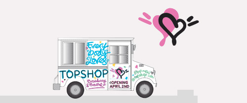 Topshop Heartschallenger Van Locations [April 1]