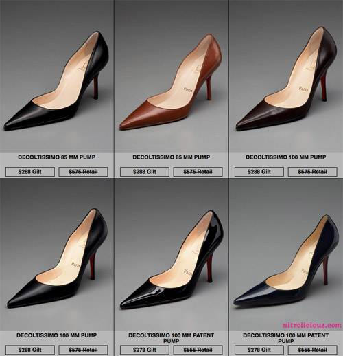 louboutin sale