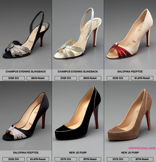 Shop Louboutin styles from Gilt and score up to 20% off