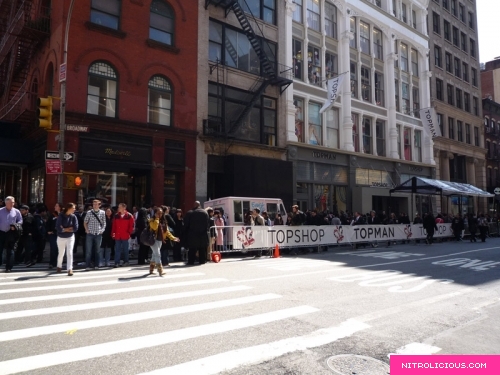 Topshop SoHo NYC Store Opening – 2 Hour Wait [April 2]