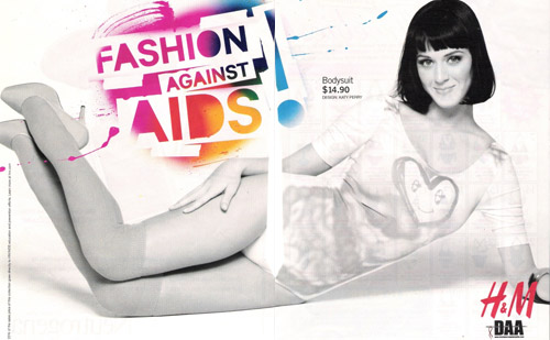 Katy Perry for H&M x Fashion Against AIDS Campaign