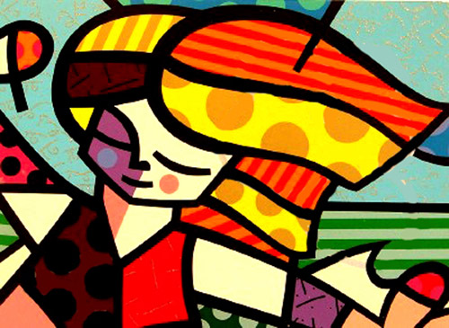 romero_britto_golden-beaches_painting