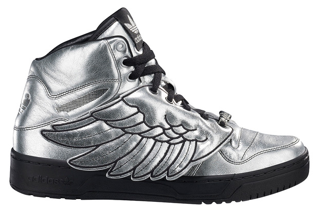 Scott for adidas JS Wings Sneakers Silver - nitrolicious.com