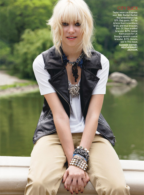 Gossip Girl Taylor Momsen Covers Teen Vogue September Issue 