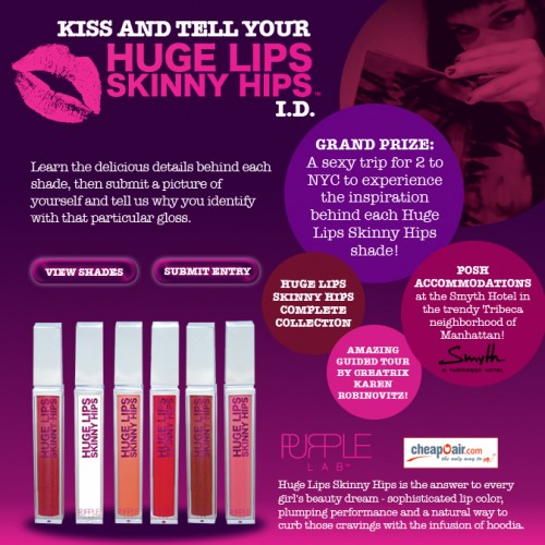 Kiss and Tell Your Huge Lips Skinny Hips I.D. Contest