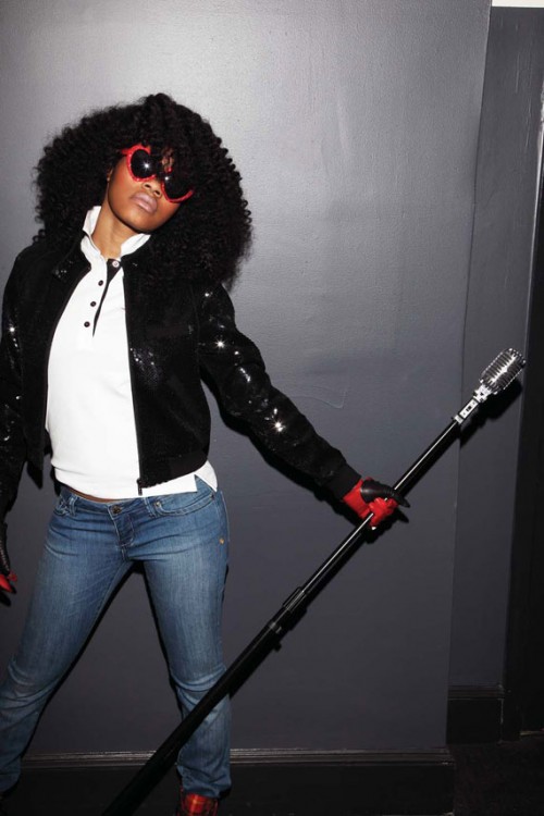 Teyana Taylor for Married to the MOB Fall 2009 Collection