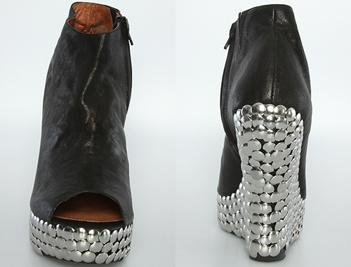 Jeffrey campbell peep toe 2024 booties