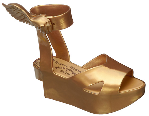vivienne-westwood-x-melissa-Anglomania-Wing-Gold