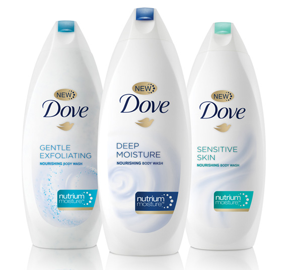 Dove Body Washes with Nutrium Moisture