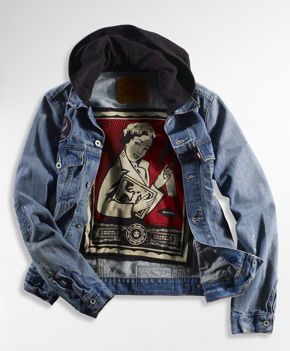 Obey x levi's on sale jacket