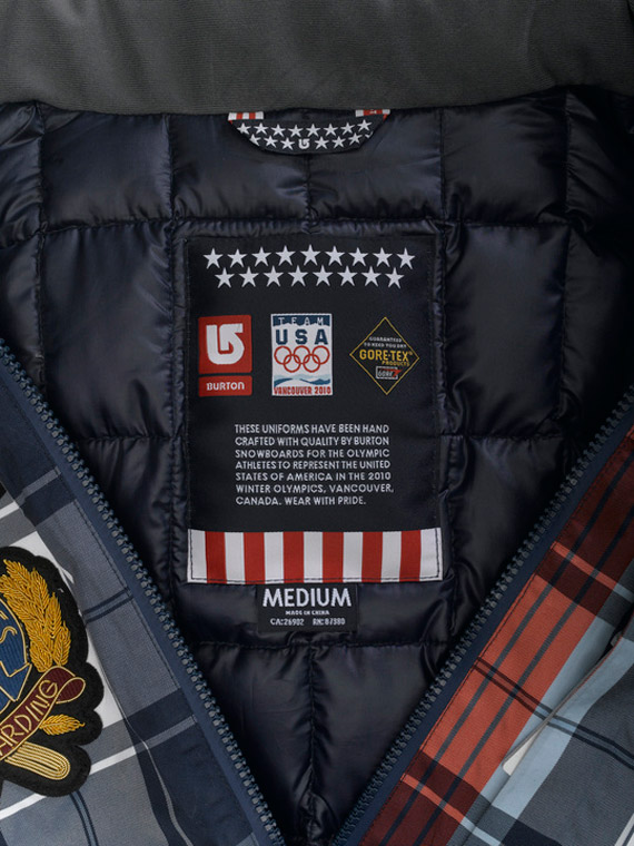 Burton olympic clearance jacket for sale