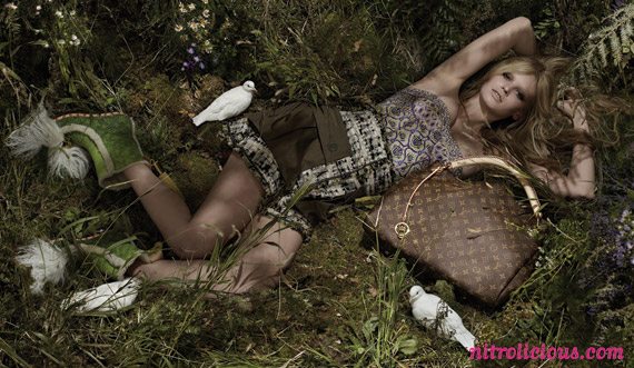 Lara Stone for Louis Vuitton Spring/Summer 2010 Ad Campaign 