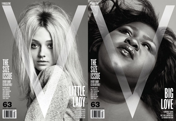 V Magazine Issue #63: Dakota Fanning & Gabourey Sidibe Covers