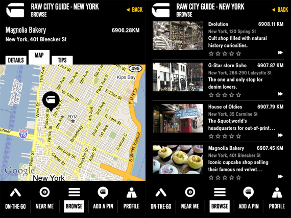 iPhone Apps: G-Star, BlackBook Guides, DKNY, TrendStop & Urban Signals