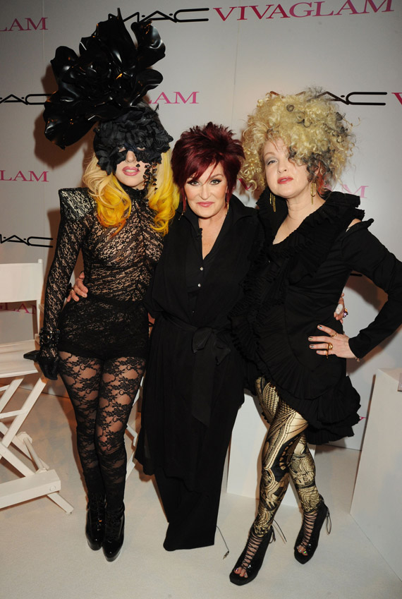 Lady-Gaga-Sharon-Osbourne-Cyndi-Lauper-mac-viva-glam-launch