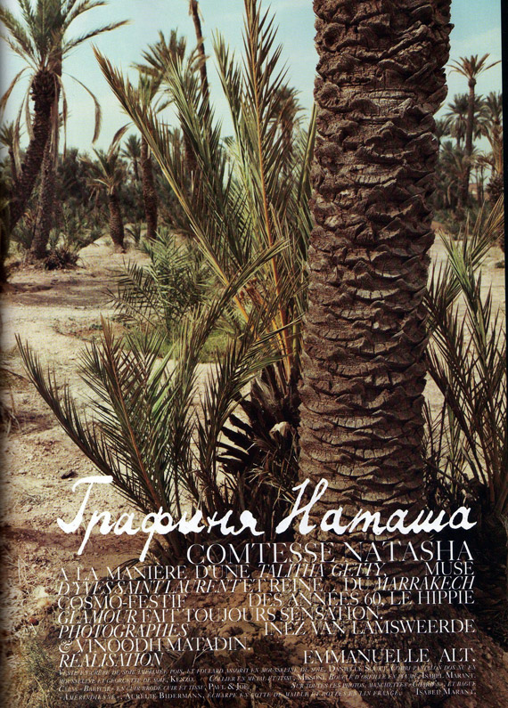 VOGUE Paris April 2010: Comtesse Natasha