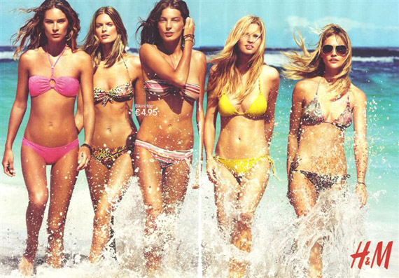 H&M Spring/Summer 2010 Swimwear Ad Campaign