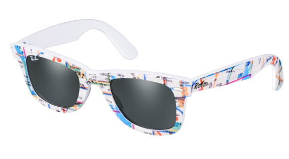 ray ban wayfarer subway map