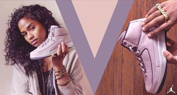 Vashtie Kola x Air Jordan II (2) Retro – Lavender/Deep Purple